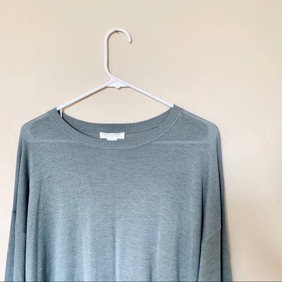 teal h&m long sleeve sweater - Picture 1 of 4